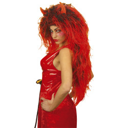 Paruka čert dámská dlouhá